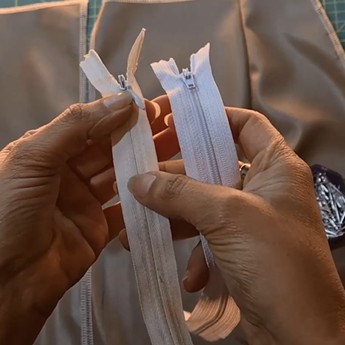 איך לתפור רוכסן נסתר?