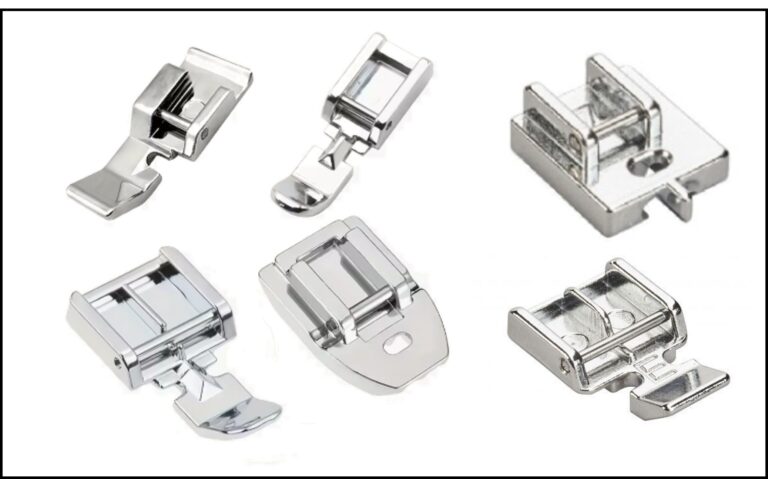 סוגי רגליות לרוכסנים