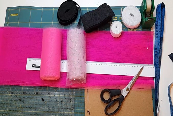 חצאית טול ללא תפירה