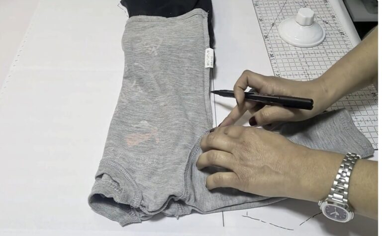 העתקת גזרה מחולצה קיימת